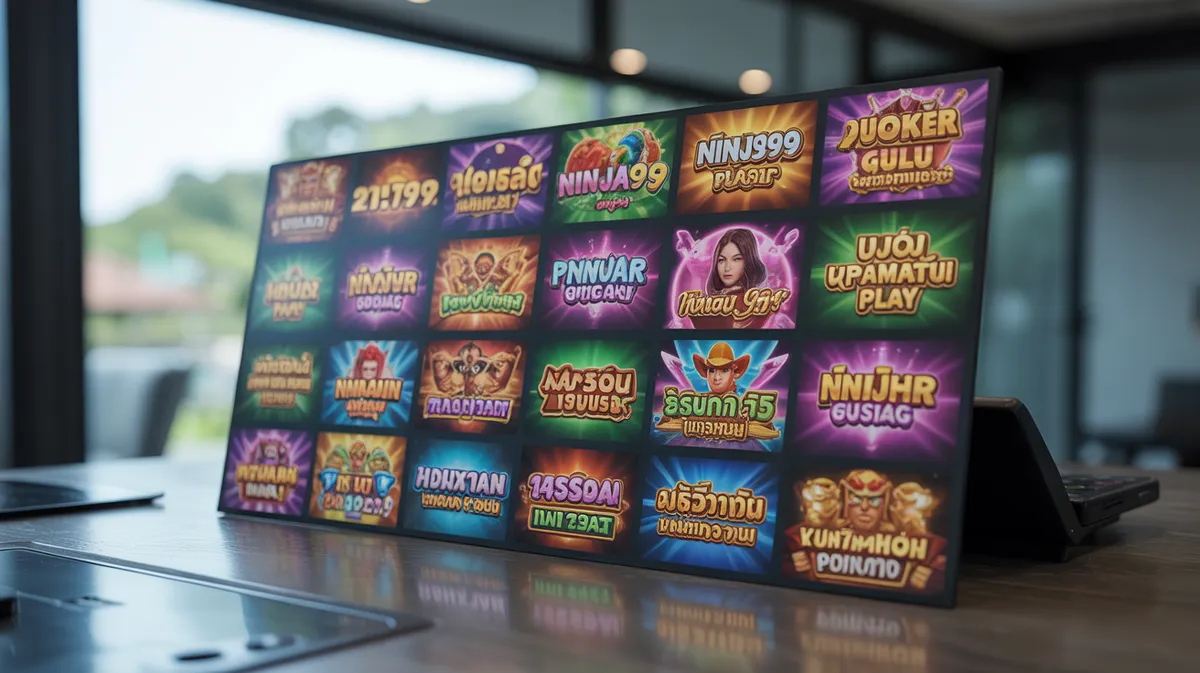 คอลเล็กชันเกมส์สล็อต ninja999 จากค่ายเกมส์ชั้นนำทั่วโลก